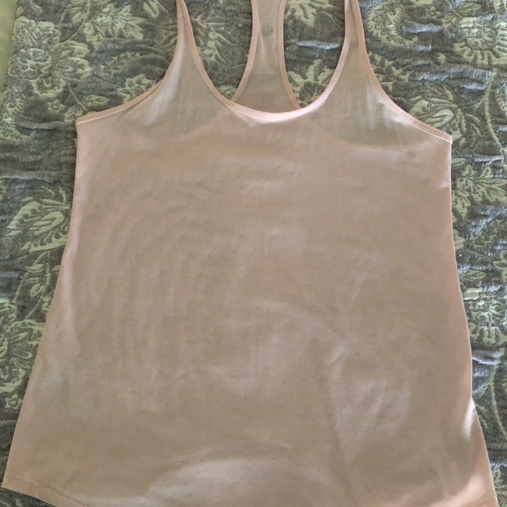 Lululemon Athletica Light Pink Tank Top